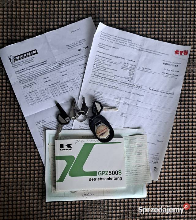 KAWASAKI GPZ 500S NINJA 500R 1999r STAN czterosuwowy Niemianowice