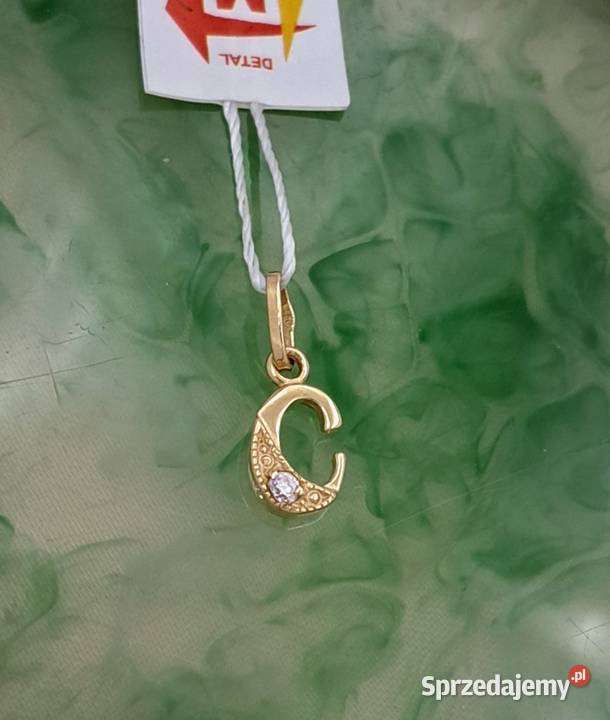 30 Wisiorek Złoty pr585 Mała Literka C Z1219 złote