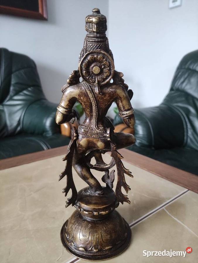 Antyczna statua z brązu Laszami z Tamilnadu pocz lubelskie sprzedam