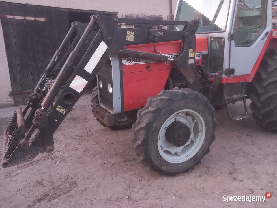 Ładowacz czołowy TUR Massey Ferguson 690 675 nieuszkodzony łódzkie Rawa Mazowiecka
