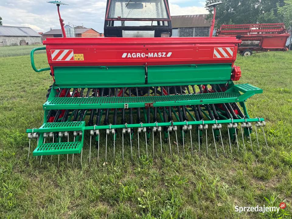 Siewnik zbożowy Agro masz 3m 2017 unia poznaniak Łowicz