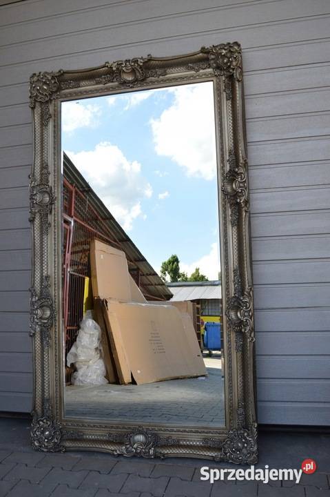 srebrne LUSTRO srebro RAMA 212x122 EKSPOZYCJA Kraków