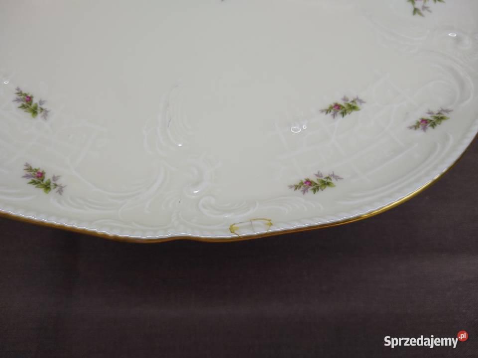 Rosenthal Sanssouci Ramona tortownica 35 Porcelana i szkło