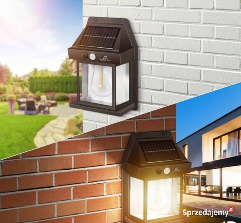 Lampa Solarna Kinkiet Ścienny Latarnia Żarówka Nowy Sącz sprzedam