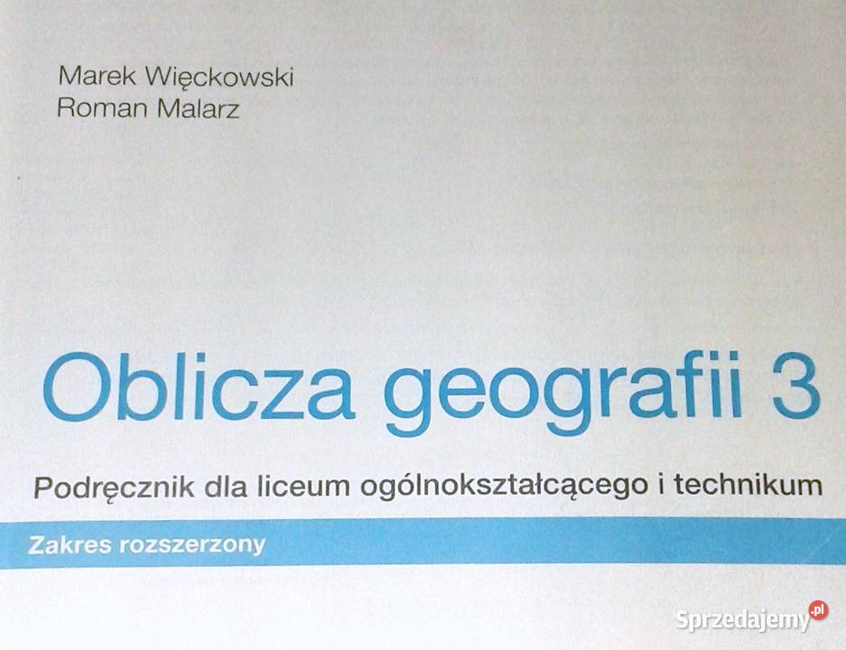 Oblicza geografii 3 Marek Więckowski Roman