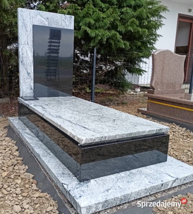 Nagrobek granitowy brąz Jełowa