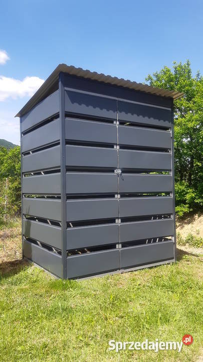 Garaż Blaszany WIATA ŚMIETNIKOWA Wiatka Romstal Dom i Ogród Kraków