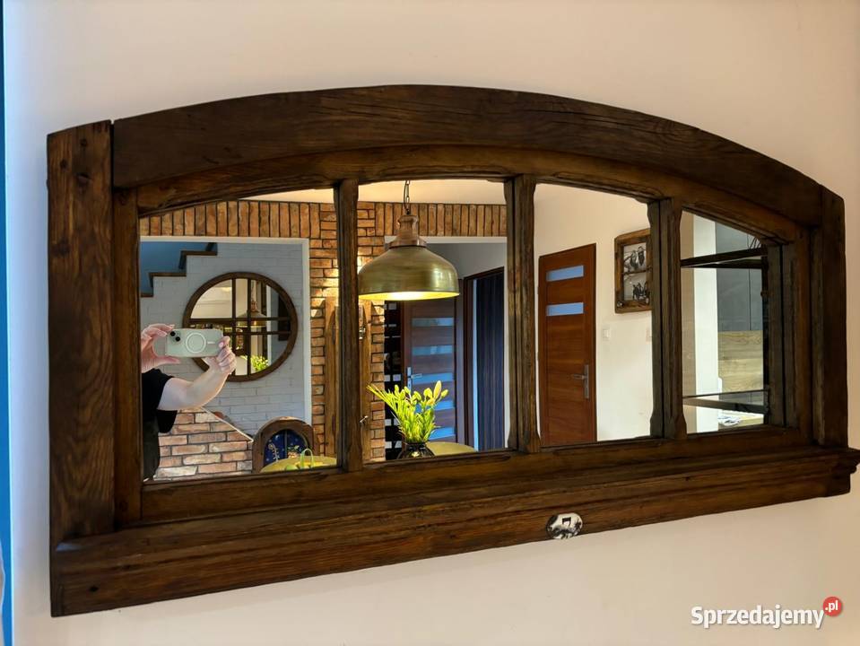 Lustro w swietliku okiennym Stereo okno rama Płońsk