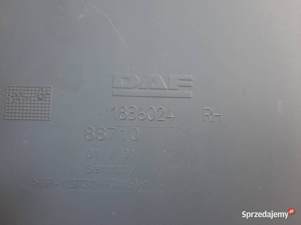 DAF CF EURO 6 SPOILER OWIEWKA ZAKABINOWA PRAWA ciężarowe sprzedam