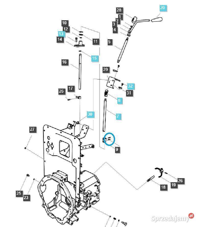 Kołek sprężysty 36 X 6mm LS Tractor S446063512 Tajęcina