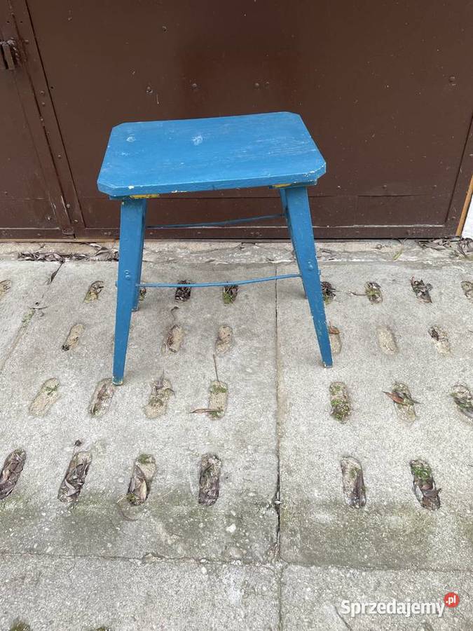 stary drewniany stolik PRL sprzedam