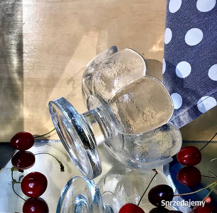 Owocarka cukiernica szkło kryształowe Myszków