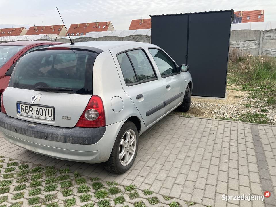 Renault Clio 2003 14 16v automat LPG gaz Srebrny Wrocław