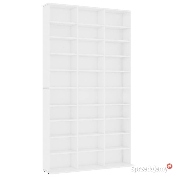 Szafka na CD biała 102x16x1775 materiał mazowieckie Warszawa