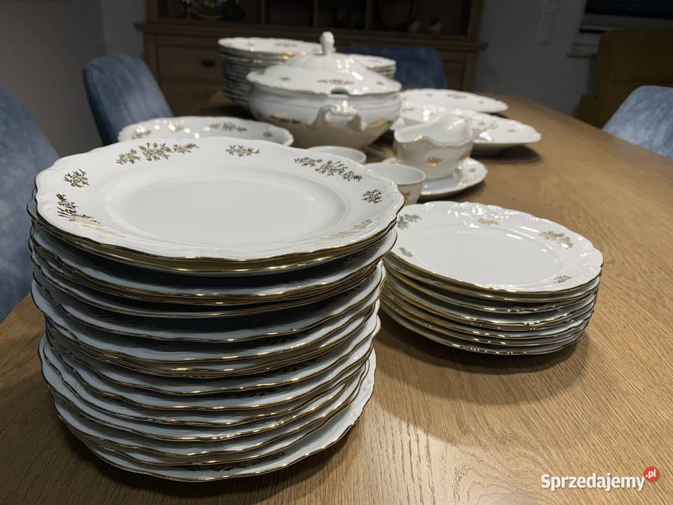 Serwis obiadowy porcelana Wałbrzych PRL Bochnia sprzedam