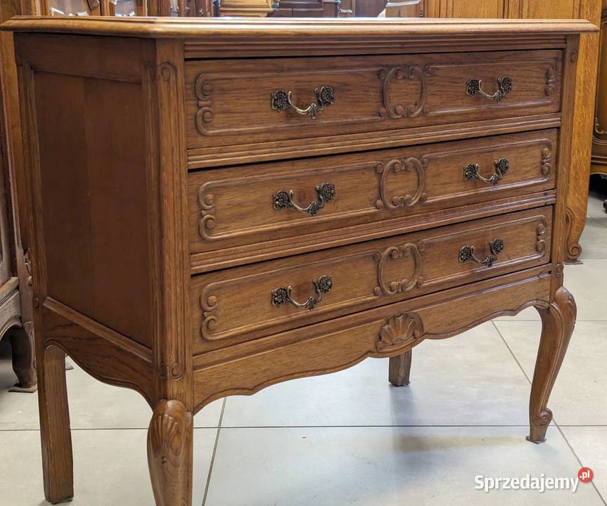 Dębowa komoda ludwikowskasklep Dąbrowa Górnicza
