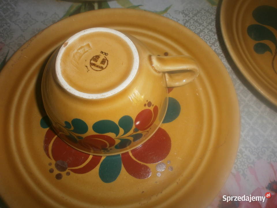ładny komplet ceramika KATHRIN GDR Zielona Góra