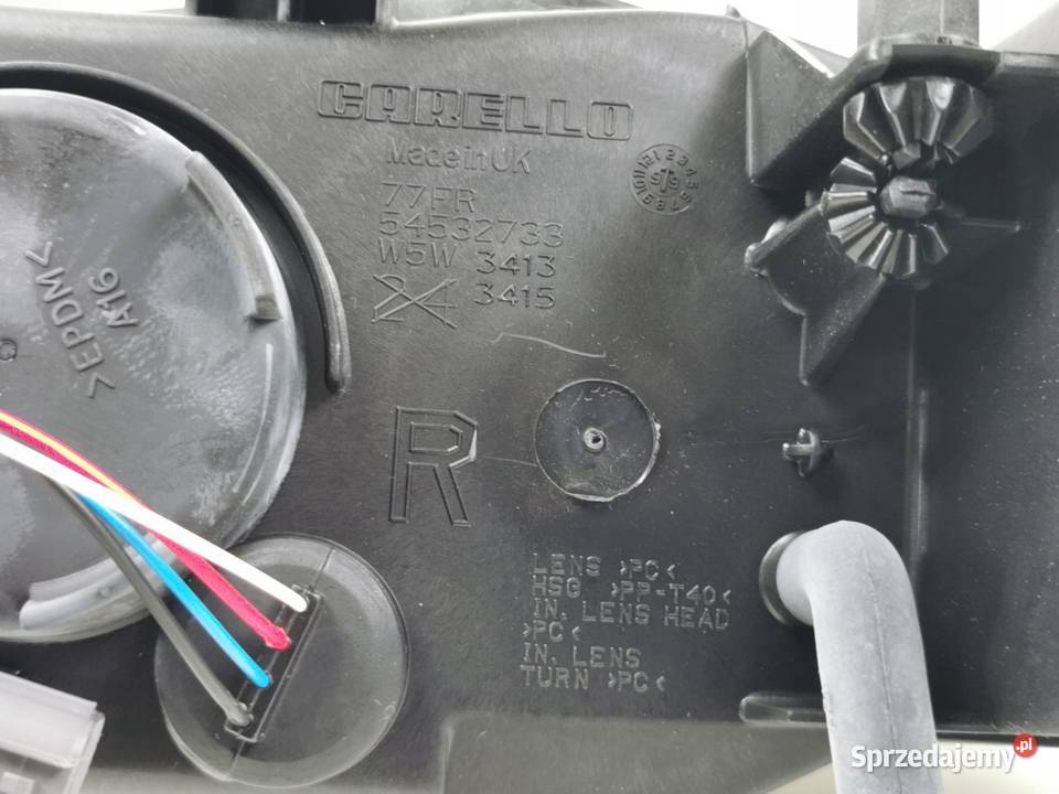 LAMPA PRAWY PRZÓD ROVER 400 19952000 MAGNETI Lampy przeciwmgielne