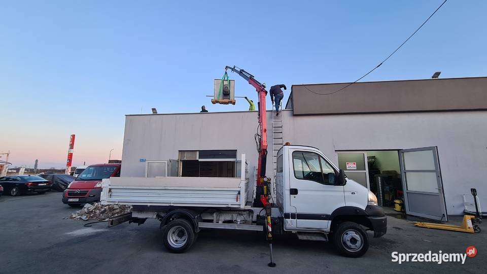 Usługi transportowe i dźwigowe dźwig hds Transport śląskie