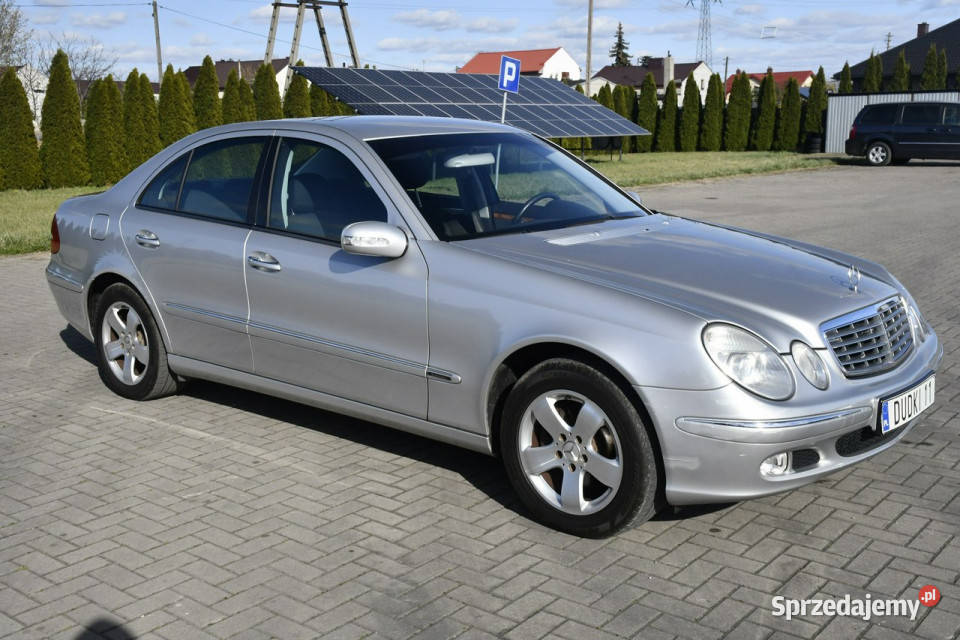 Mercedes E 240 26Benz DUDKI11 Mercedes-Benz łódzkie sprzedam