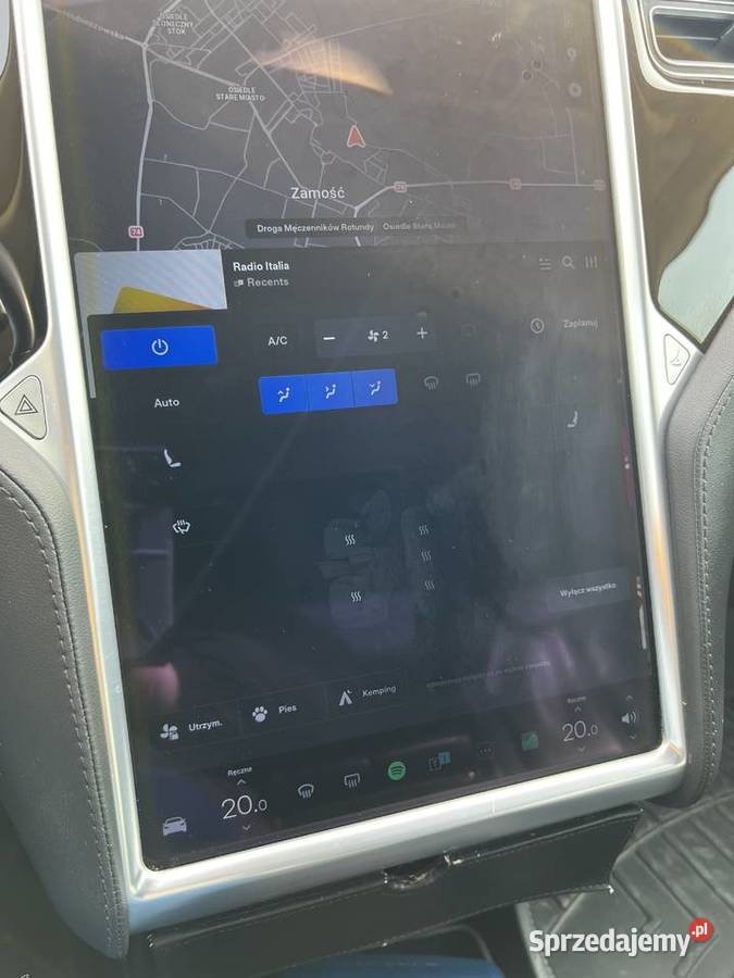 Tesla Model S 85 2014 darmowe ładowanie