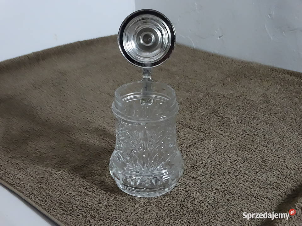 Solidny kufel z cynową klapą BMF Made in W Biłgoraj