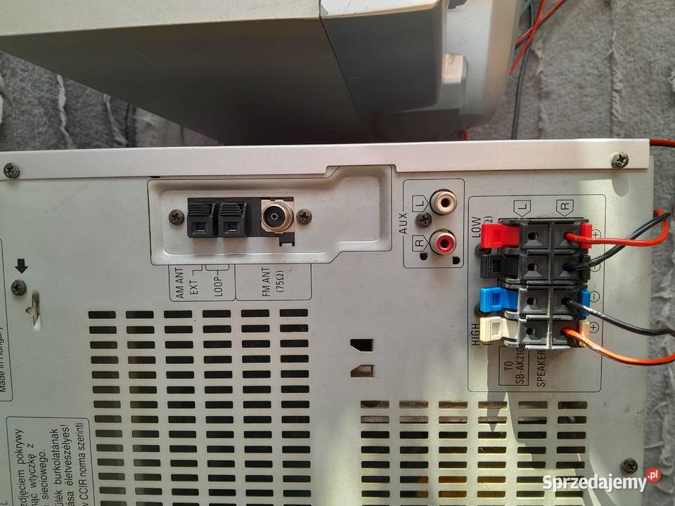 Wieża Panasonic SAAK210 z głośnikami Tarnów sprzedam