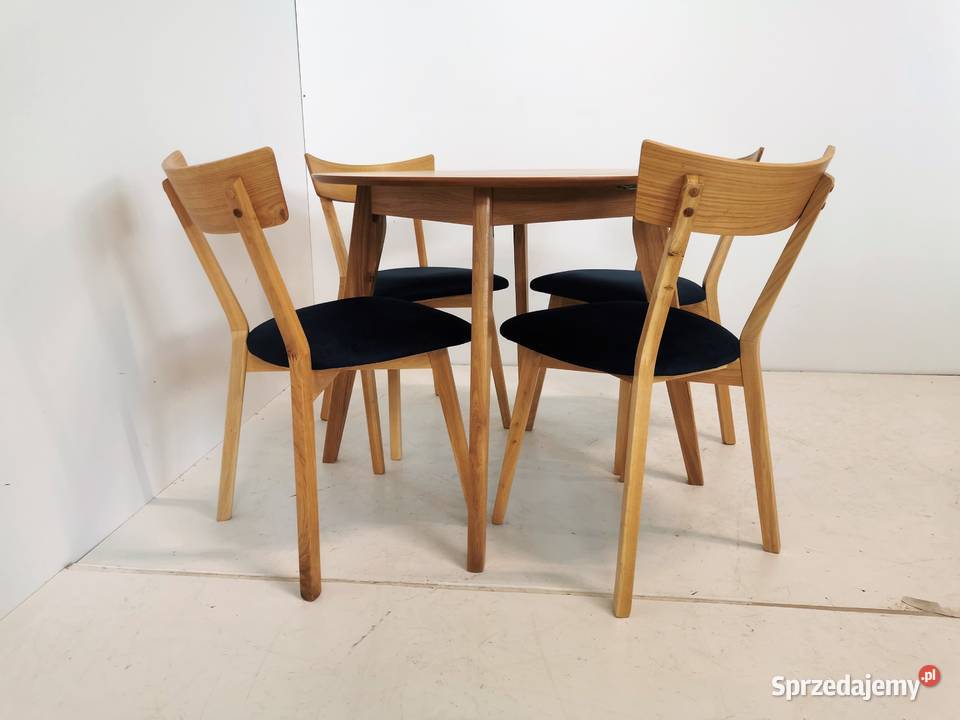 Eleganckie krzesło industrialne, drewniane ALTA
