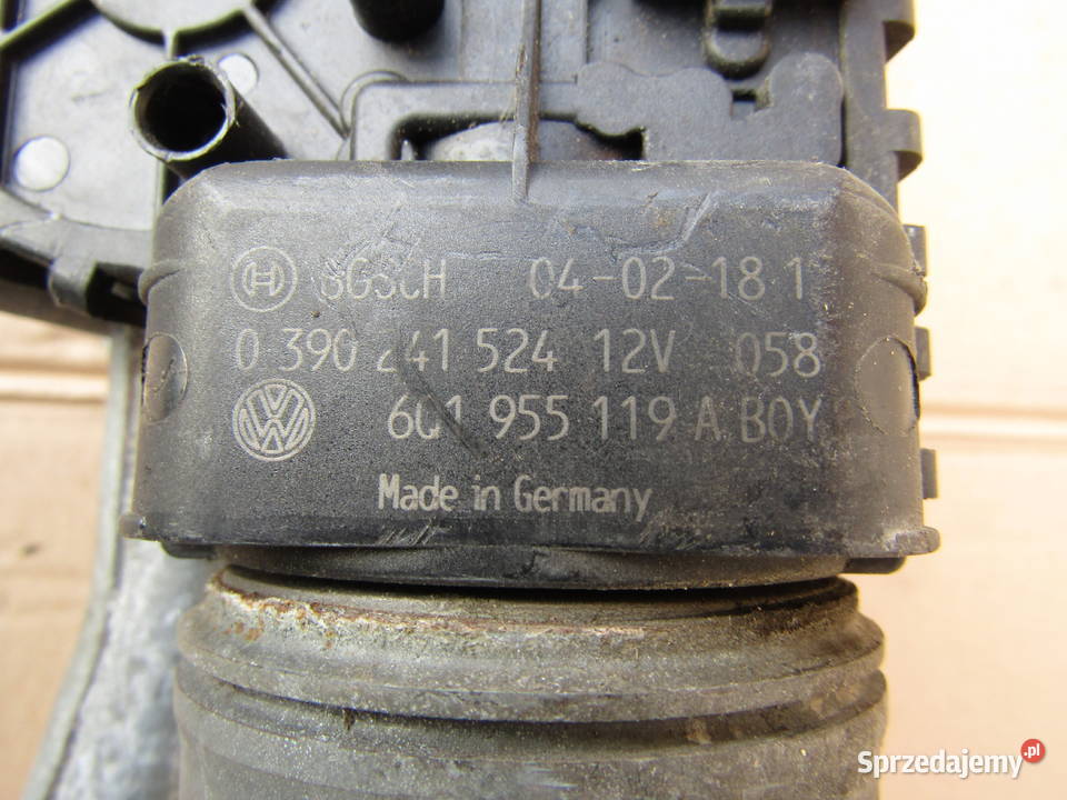 MECHANIZM WYCIERACZEK VOLKSWAGEN POLO IV 9N2 Wycieraczki i spryskiwacze