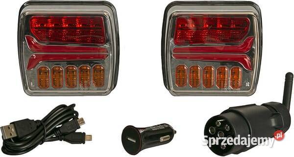 Zestaw lamp bezprzewodowych LED kwadratowych 12V Oświetlenie małopolskie Kamionna