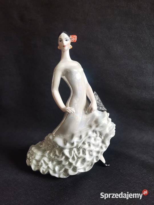 Stara figurka Taniec Hiszpański Tancerka Porcelana i szkło Porcelana i szkło Katowice