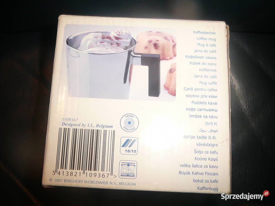kubek termiczny cubo BergHOFF Nowy Belgia 320 ml Akcesoria kuchenne dolnośląskie Wrocław