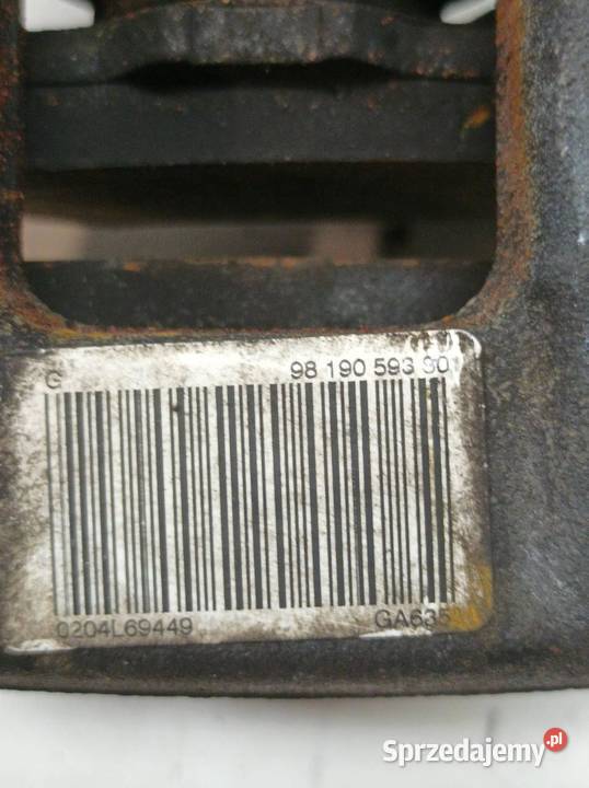 ZACISK HAMULCOWY LEWY TYŁ 12 B 9819059380 Opel sprzedam