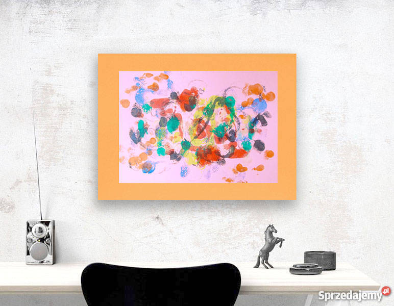 nowoczesny obraz kolorowa dekoracja ciepłe wielokolorowy Elbląg