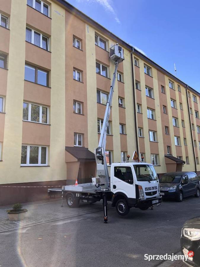 Usługi podnośnikiem koszowym 22m Nowy Sącz
