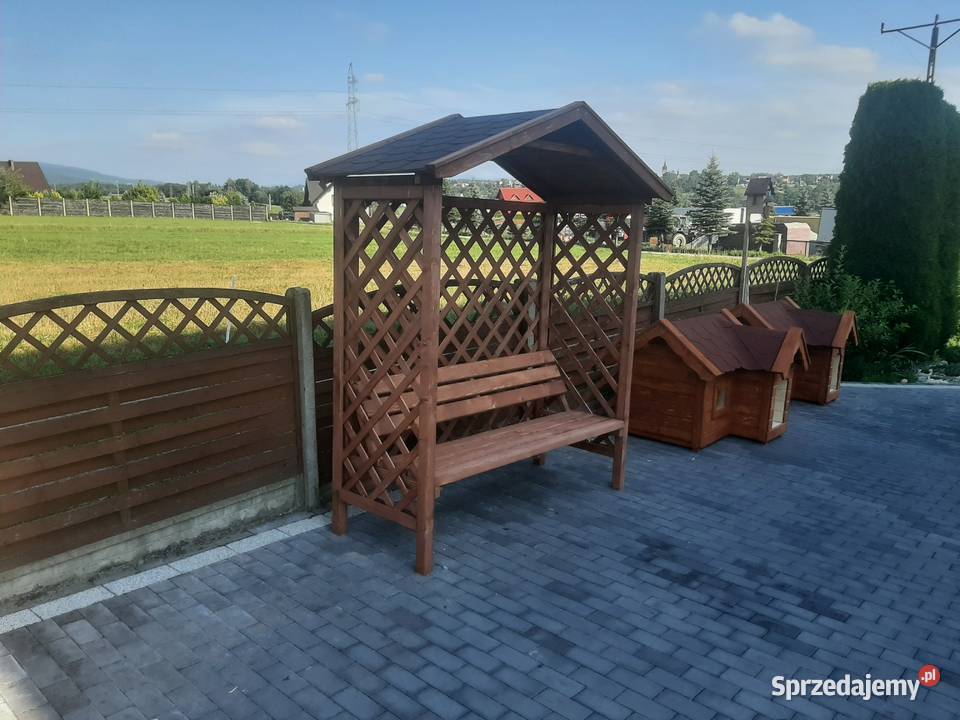 Pergola z ławką Jordanów