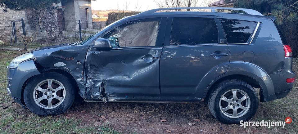 Uszkodzony Citroen CCrosser22HDI ASR (kontrola trakcji) Trąbki