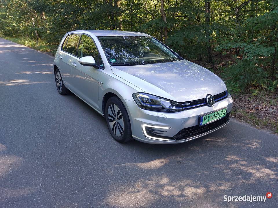 E GOLF VII bogate wyposażenie srebrny