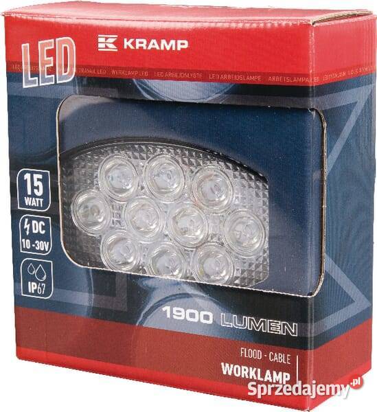 Lampa robocza LED owalna 15W 1900 lm 1030V Kamionna