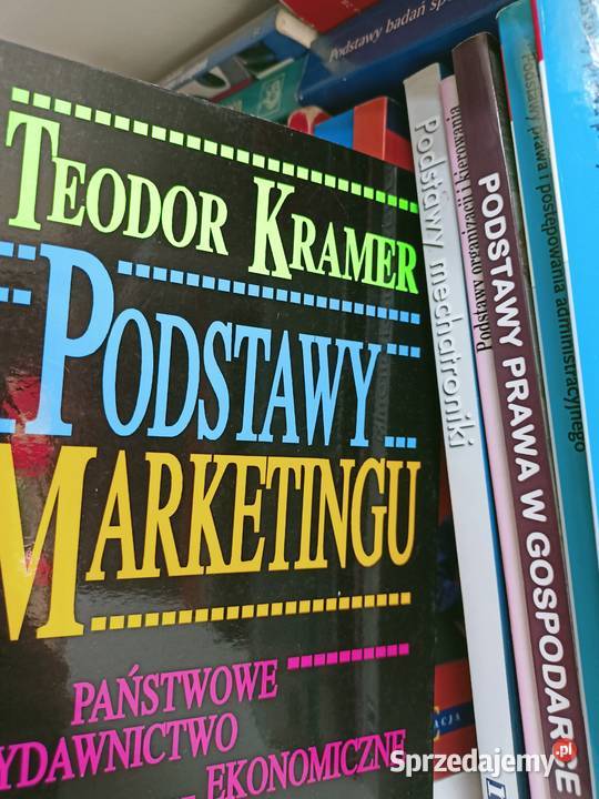 Podstawy marketingu najtańsze książki Warszawa sprzedam