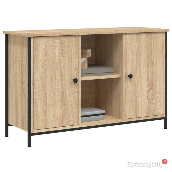 Szafka pod TV dąb sonoma 100x35x65 materiał Meble mazowieckie Warszawa