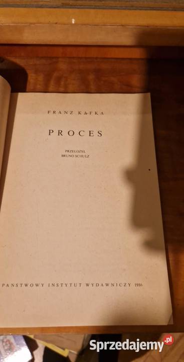 Proces Franz Kafka 1986 tłum Bruno Schulz Dąbrowa Górnicza