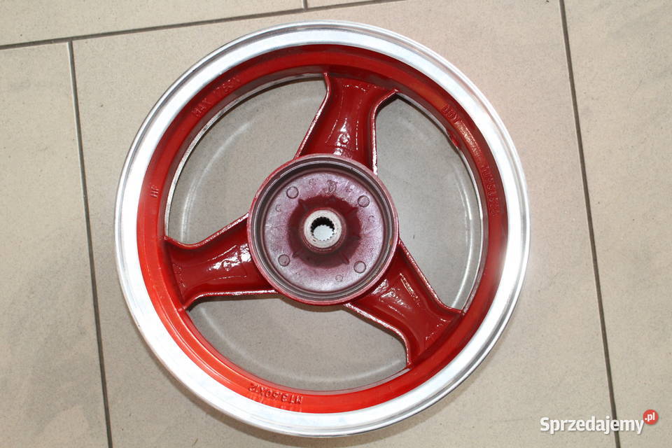 Felga koła tuning 12x35 TUBELESS Czerwona łódzkie Wieruszów