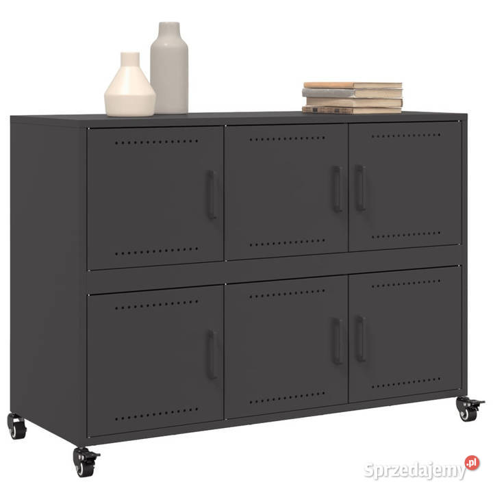 Szafka czarna 1005x39x72 stal WM846740 Warszawa