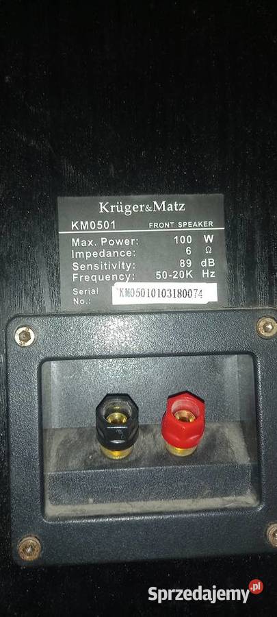 Audio 2 Kolumny KrugerMatz 0501 Bielsko-Biała