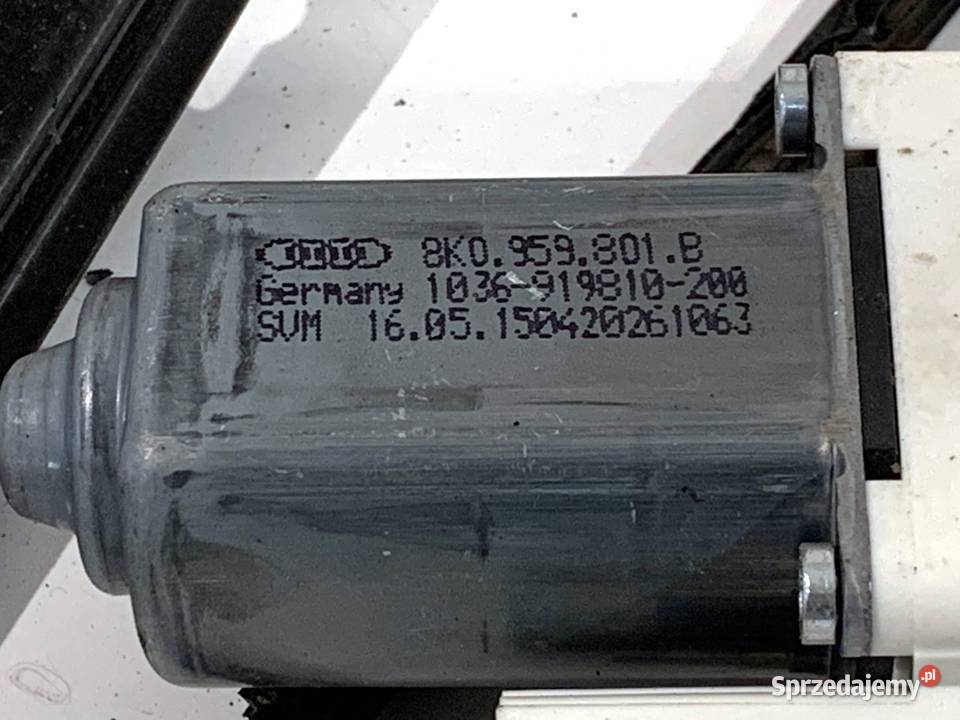 PODNOŚNIK SZYBY PRAWY TYŁ AUDI A7 4G 4G8839462 Mechanizmy opuszczania szyb sprzedam