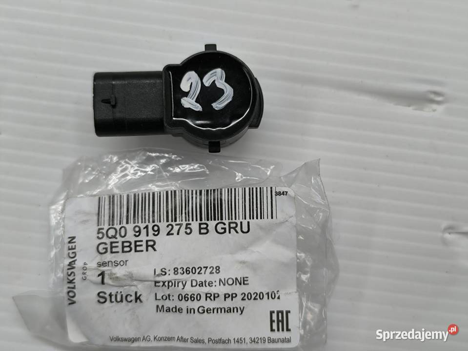 CZUJNIK PARKOWANIA PDC VOLKSWAGEN OE 5Q0919275B osobowe