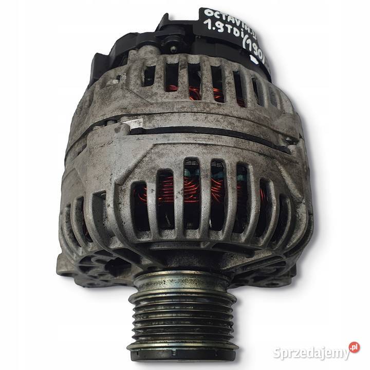 ALTERNATOR Skoda Octavia II 19 TDI BXE 13420610 Układ elektryczny silnika Chełm