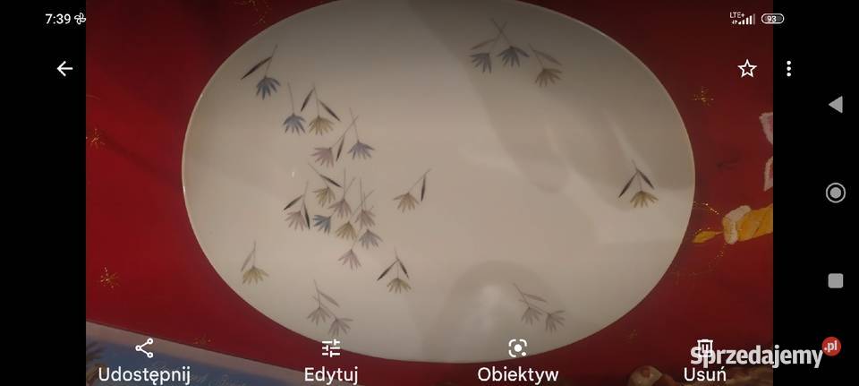 Owalna patera porcelana Rosenthal Niemcy biel Porcelana i szkło Wrocław
