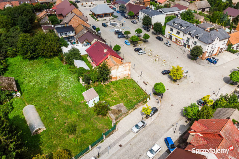 Narożna działka Nowy Rynek 9 Nowe Brzesko asfalt Sprzedaż Grunty i działki małopolskie